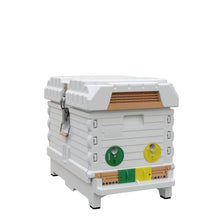 Load image into Gallery viewer, 7 Frame NUC White Insulated Bee Hive Set