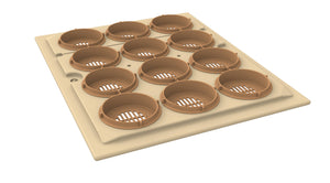 Apimaye Comb Honey Jar Adapter for 10 Frame Hives [PREORDER - EARLY SEPTEMBER SHIPPING]