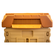 Load image into Gallery viewer, Apimaye Top Cover Vent Cover- Tan- Open- Apimaye