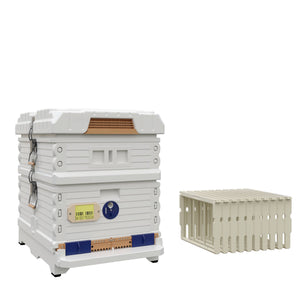 Ergo Plus White Hybrid Beehive Set