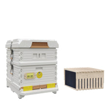 Load image into Gallery viewer, Ergo Plus White Hybrid Beehive Set