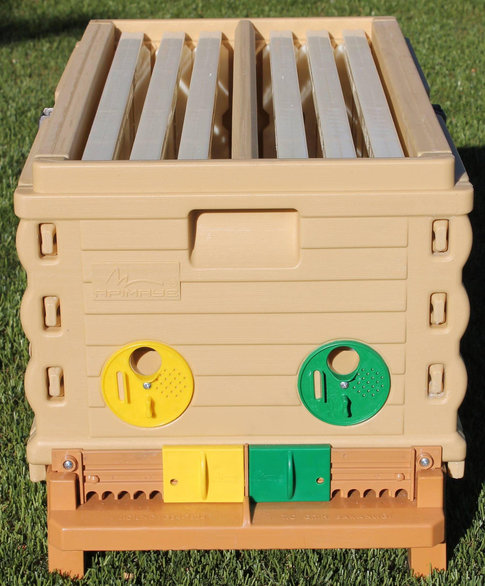 Api Nayed 7 Frame Nuc Box with White Insulation Bee Hive Set | Apimaye